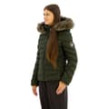Miniatyrbillede 4 af 7: Superdry Fuji Faux Fur Padded Jakke Grøn S Kvinde