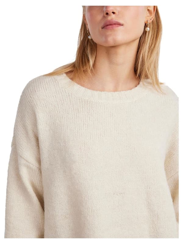 Pieces Nancy Trøje Beige L Kvinde