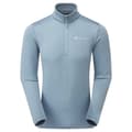 Miniatyrbild 3 av 6: Montane Protium Pull-on Fleece Med Halv Dragkedja Blå 2XL Man