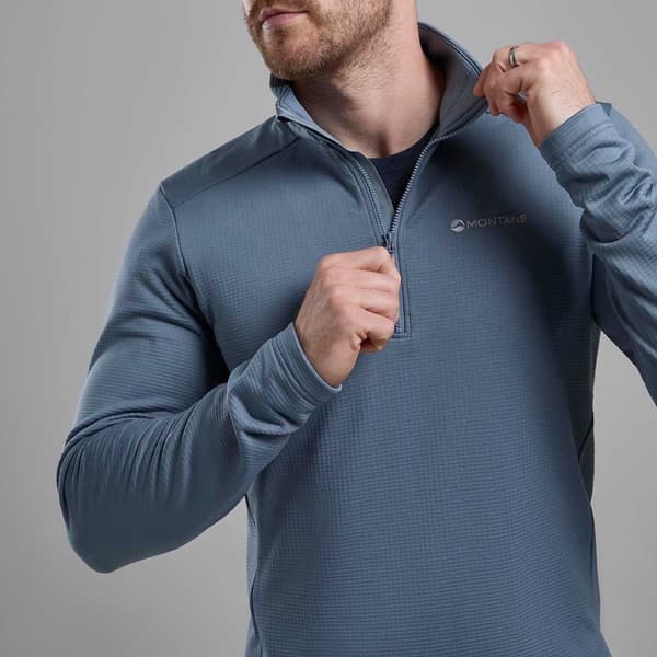 Montane Protium Pull-on Fleece Med Halv Dragkedja Blå 2XL Man