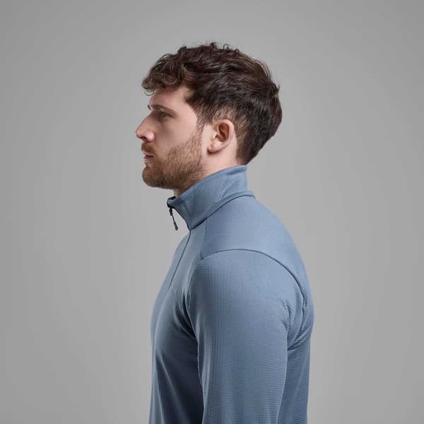 Montane Protium Pull-on Fleece Med Halv Dragkedja Blå 2XL Man