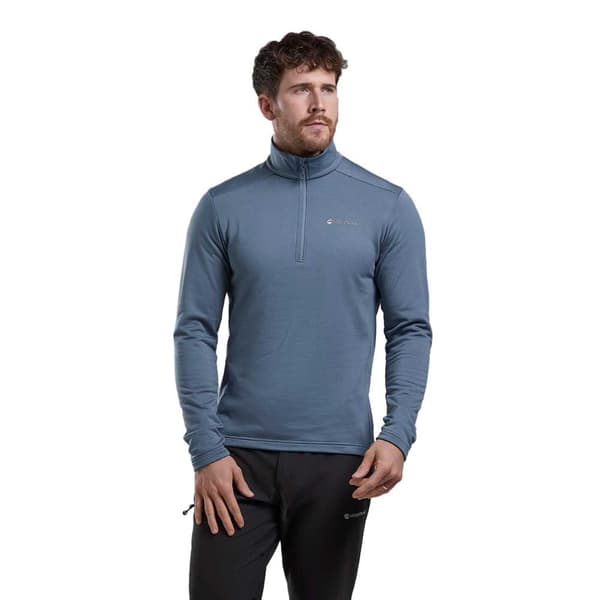 Montane Protium Pull-on Fleece Med Halv Dragkedja Blå 2XL Man