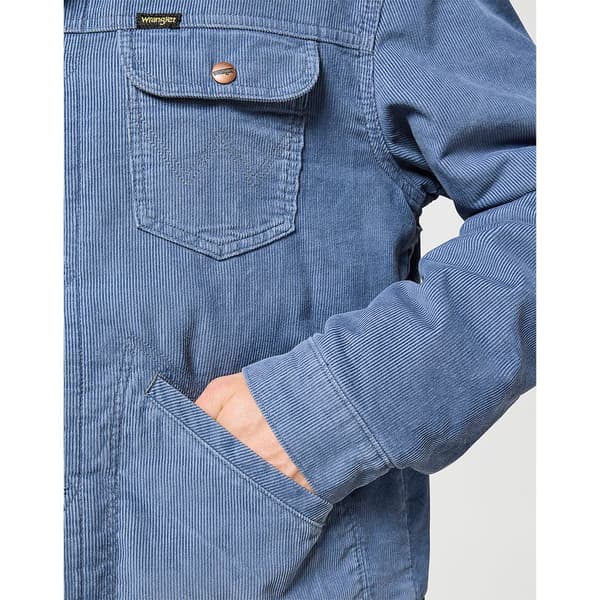 Wrangler 124mj Jeansjacka Blå L Man