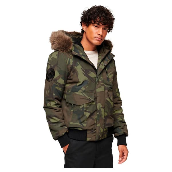 Superdry Everest Pufferjakke Grøn XL Mand