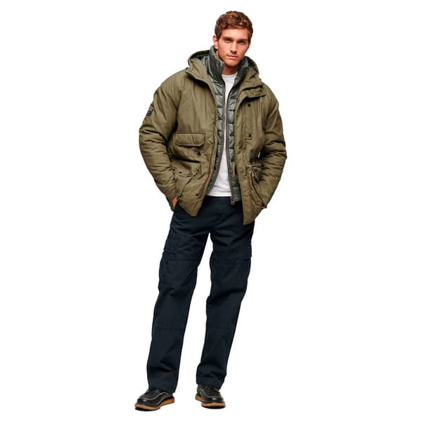 Superdry M5011726a Jacka Grönt M Man