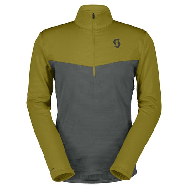 Scott Defined Light Fleece Med Halv Dragkedja Grönt S Man