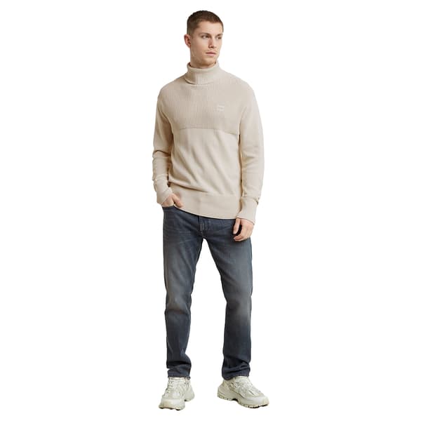 G-star Fisherman Tröja Med Hög Krage Beige M Man