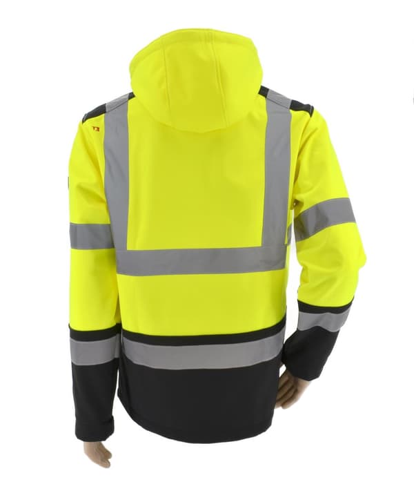 AWTOOLS SOFTSHELL -TAKKI, VERKKOPAITA T3/ HEIJASTAVA/ M