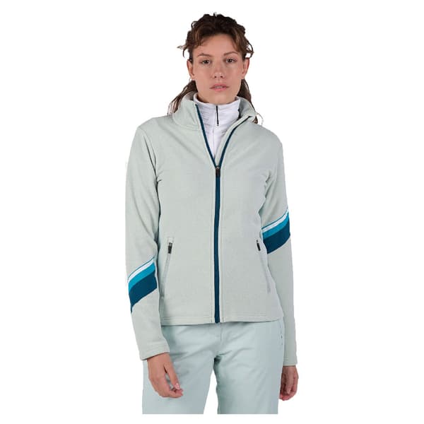Rossignol Strawpile Vetoketjullinen Fleecetakki Harmaa XS Nainen