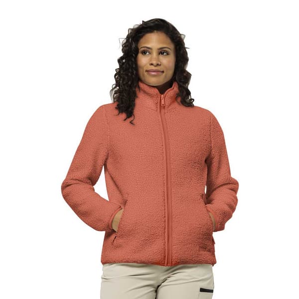 Jack Wolfskin High Curl Jacka Orange M Kvinna