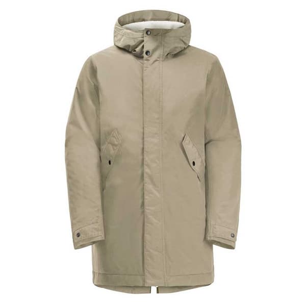 Jack Wolfskin Talforst Parka Beige L Kvinna