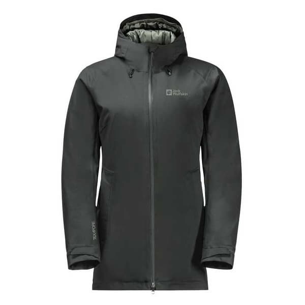 Jack Wolfskin Stirnberg Ins Parka Grøn M Kvinde