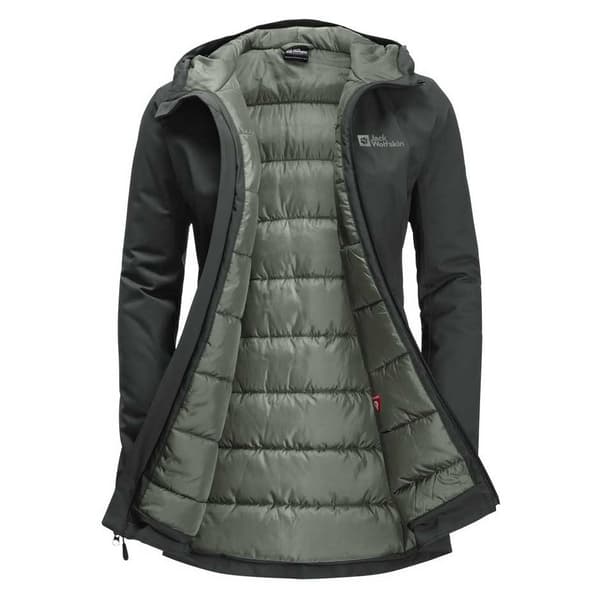 Jack Wolfskin Stirnberg Ins Parka Grøn M Kvinde