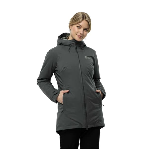 Jack Wolfskin Stirnberg Ins Parka Grøn M Kvinde