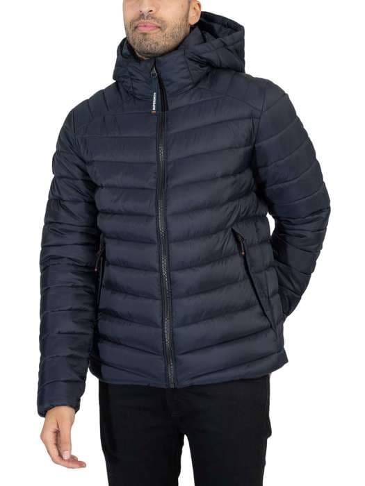 Fuji Sport Hooded Quiltjacka - Superdry