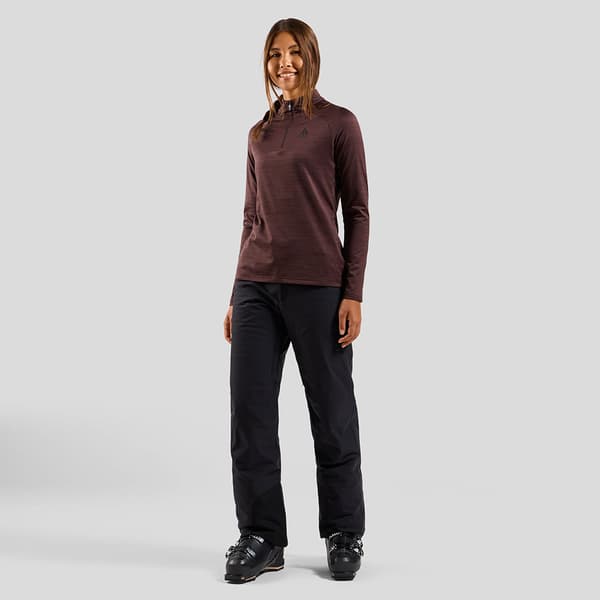 Odlo Essentials Cw 200 Puolivetoketjullinen Fleecetakki Ruskea M Nainen