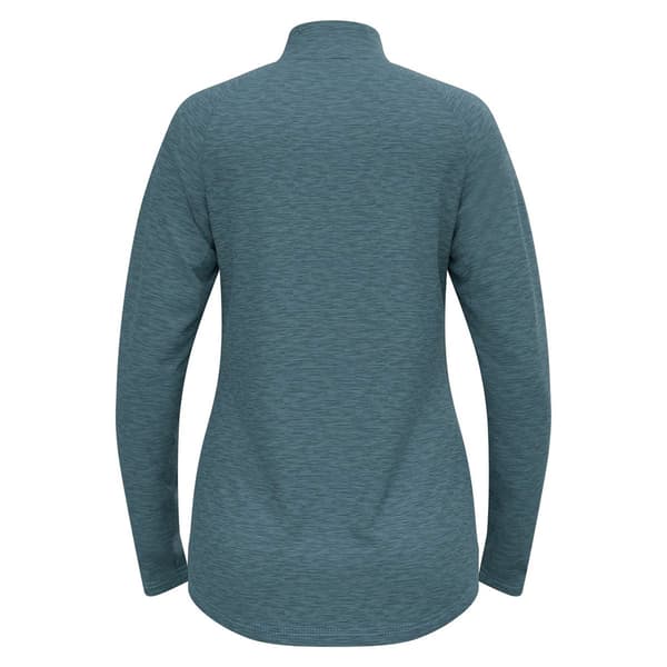 Odlo Essentials Cw 200 Fleecejakke Med Halv Lynlås Blå L Kvinde