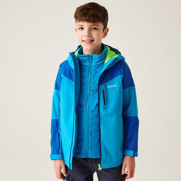Regatta Trekktain 3-in-1 Takki Sininen 5-6 Years Poika