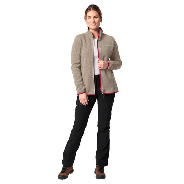 Vaude Rienza Iv Fleecejacka Med Dragkedja Beige 36 Kvinna