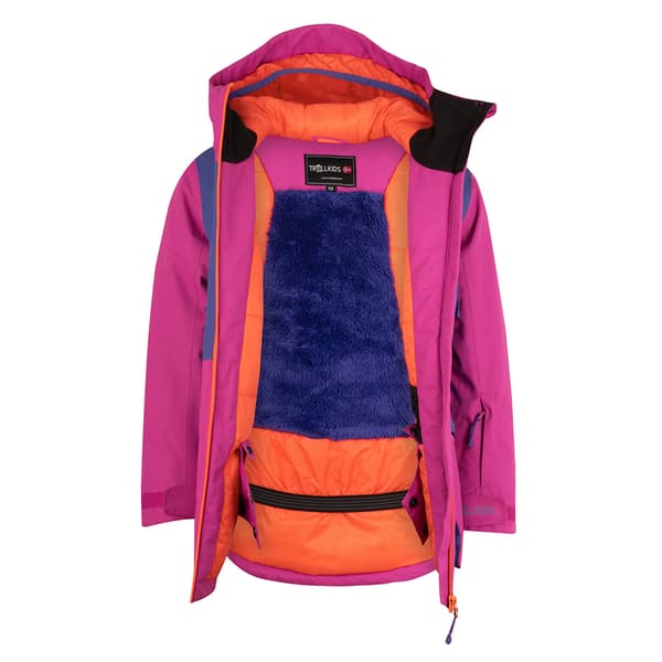 Trollkids Kongsberg Jakke Rosa 110 cm Dreng