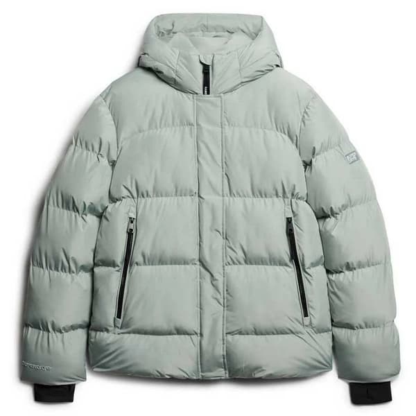 Superdry 5 Baffle Sports Jacka Grå S Kvinna