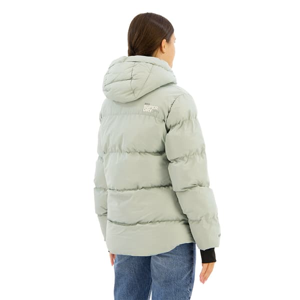 Superdry 5 Baffle Sports Jacka Grå S Kvinna