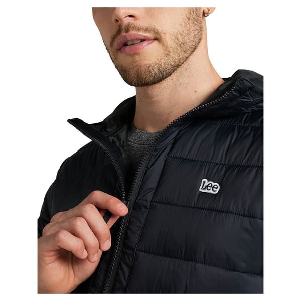 Lee Light Puffer Takki Musta XL Mies