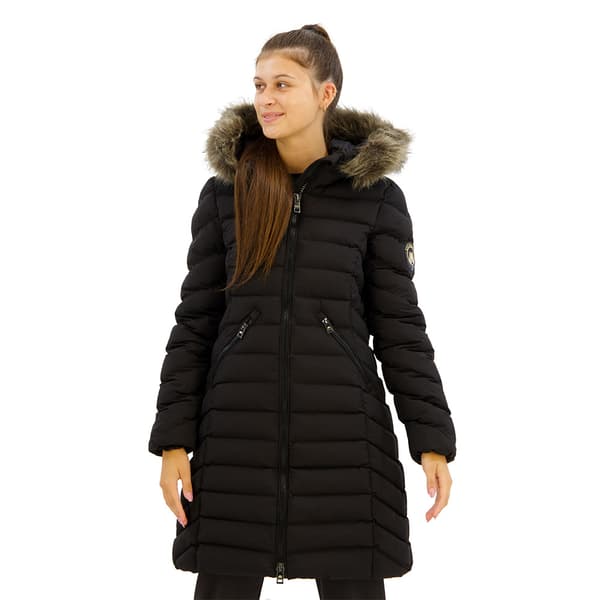 Superdry Fuji Faux Fur Jacka Svart L Kvinna