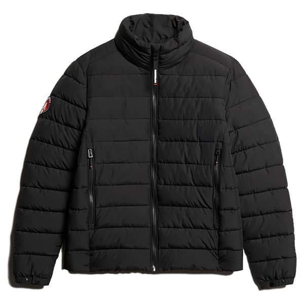 Superdry Fuji Embroidered Padded Jacka Svart M Man