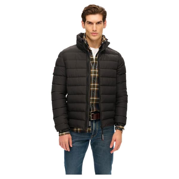 Superdry Fuji Embroidered Padded Jacka Svart M Man