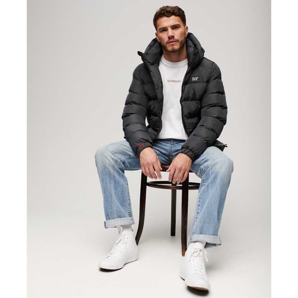 Superdry Sports Jacka Svart XL Man