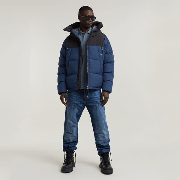 G-star Expedition Puffjacka Blå S Man