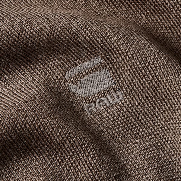 G-star Premium Core Striktrøje Med Høj Hals Grå L Mand
