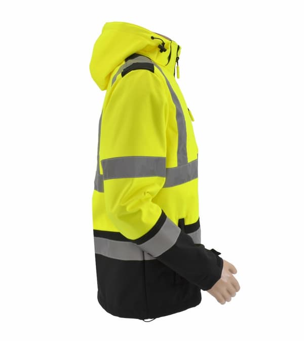 AWTOOLS SOFTSHELL-TAKKI, VERKKOPAITO T3/ HEIJASTAVA/ XXL