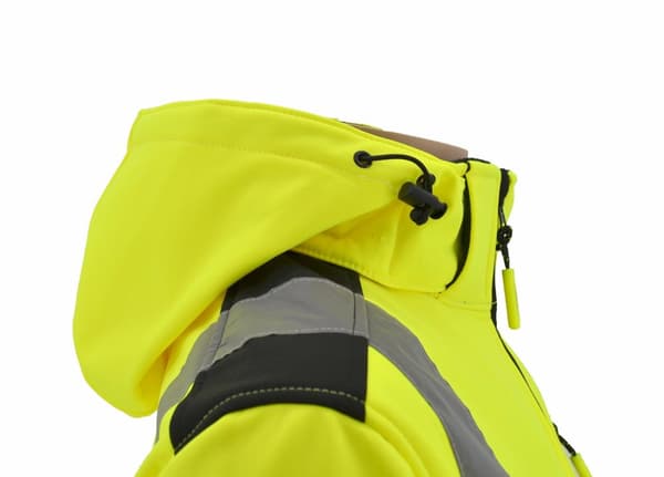 AWTOOLS SOFTSHELL-TAKKI, VERKKOPAITO T3/ HEIJASTAVA/ XXL