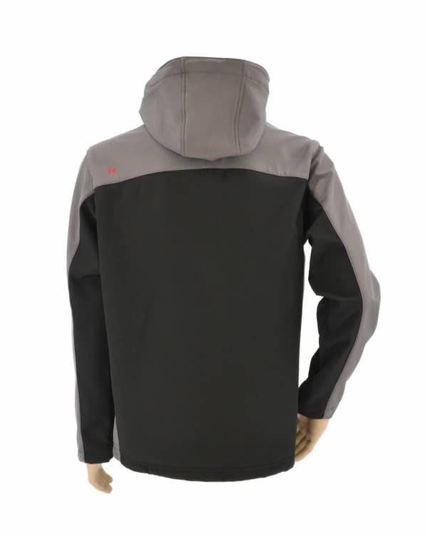 AWTOOLS SOFTSHELL JAKKE SWEATSHIRT T4/ GRÅ-SORT/ M