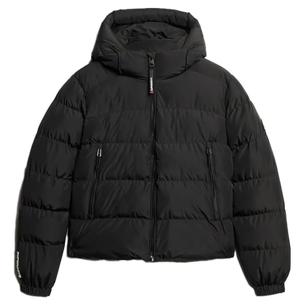 Superdry W5011721a Sports Jacka Svart L Kvinna