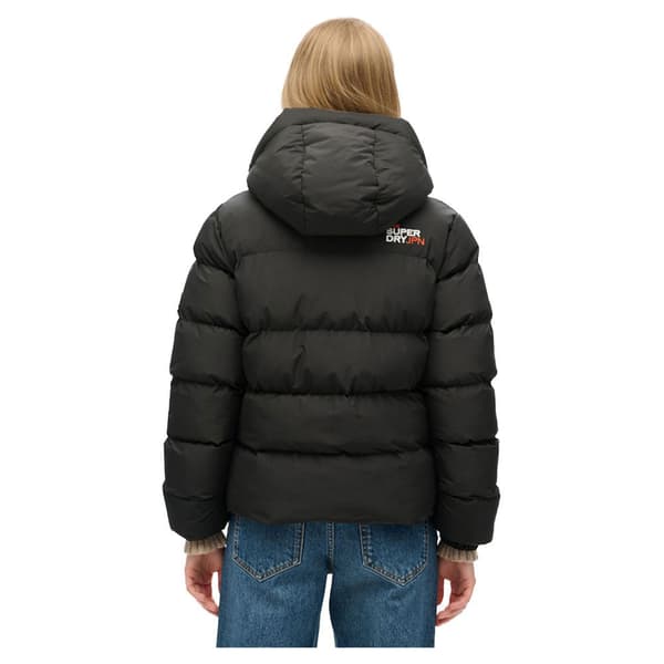 Superdry W5011721a Sports Jacka Svart L Kvinna