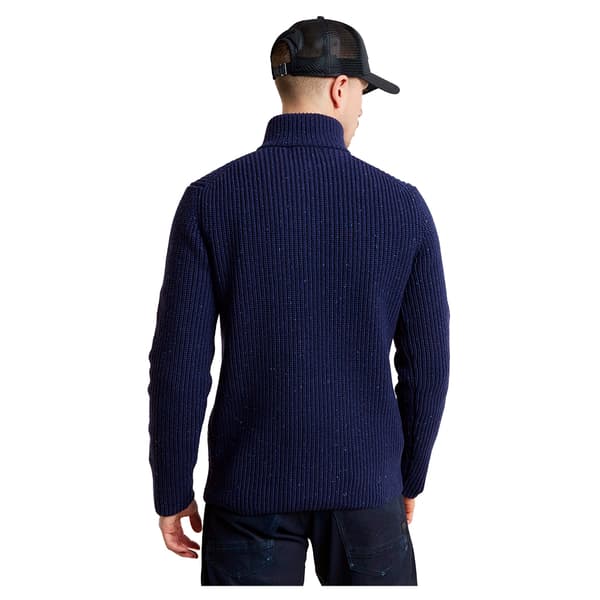 G-star Double Collar Skipper Tröja Blå M Man