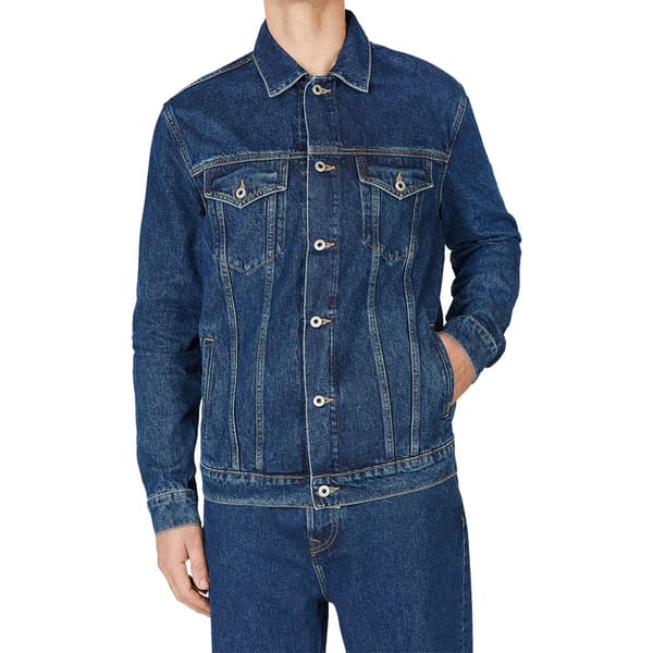 Pepe Jeans Regular Denimjakke Blå XL Mand