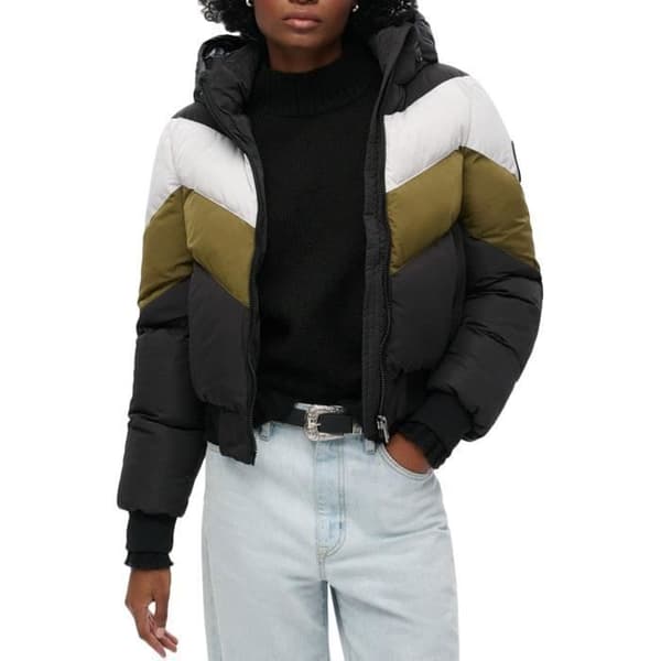 Superdry Everest Retro Bomber Dunjacka - Svart