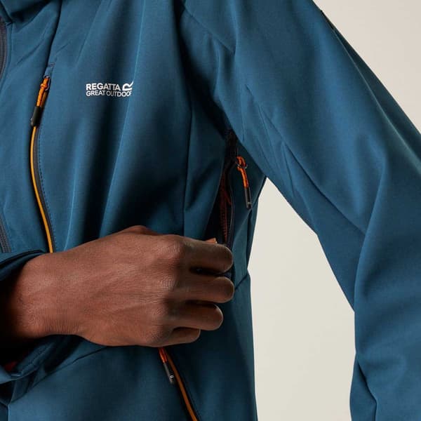 Regatta Hewitts X Softshelljacka Blå 3XL Man