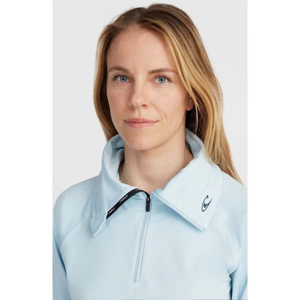 O´neill Hydrowick Fleece Med Halv Dragkedja Blå L Kvinna