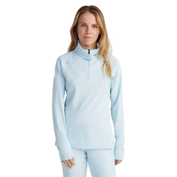 O´neill Hydrowick Fleece Med Halv Dragkedja Blå XS Kvinna