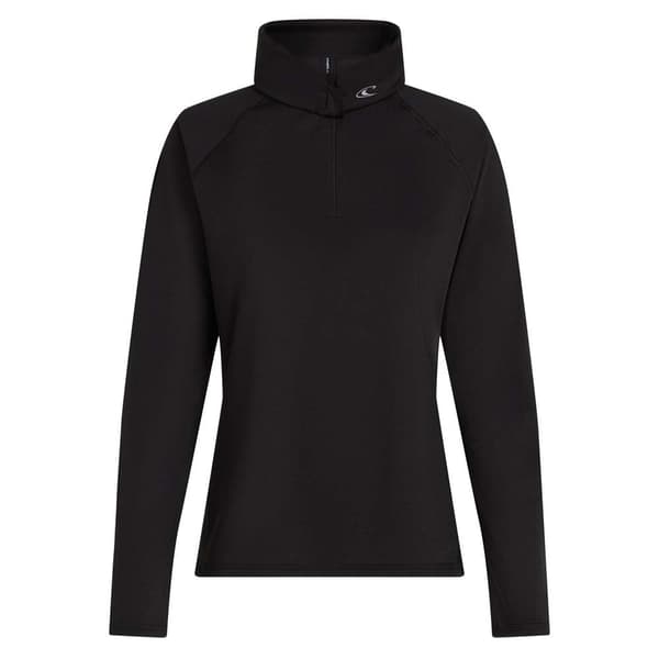 O´neill Hydrowick Fleece Med Halv Dragkedja Svart XS Kvinna
