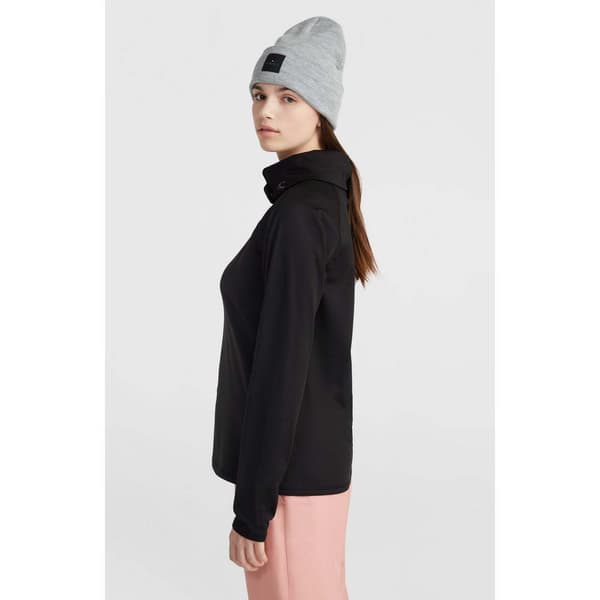 O´neill Hydrowick Fleece Med Halv Dragkedja Svart XL Kvinna