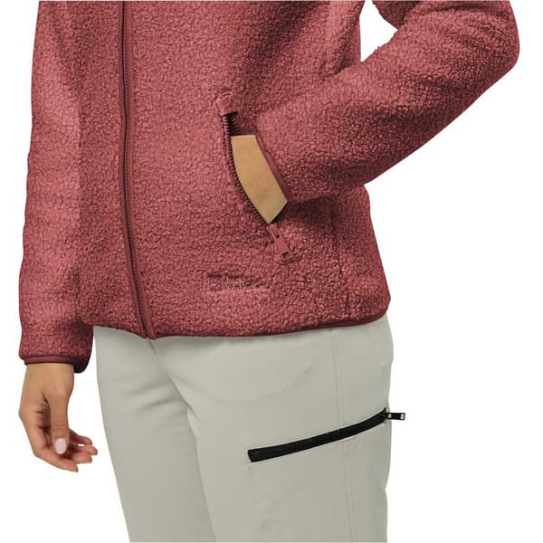 Jack Wolfskin High Curl Jakke Rosa 2XL Kvinde