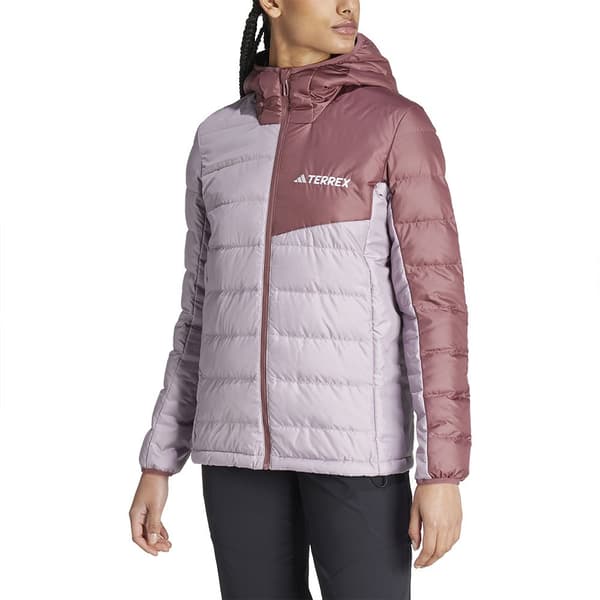 Adidas Terrex Multi Light Down Jacka Lila L Kvinna