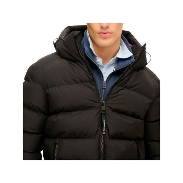 Dunjacka - Superdry - Herr - Sports Puffer - Svart - Polyester