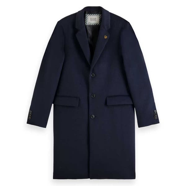 Scotch & Soda Wool Classic Kappa Blå L Man